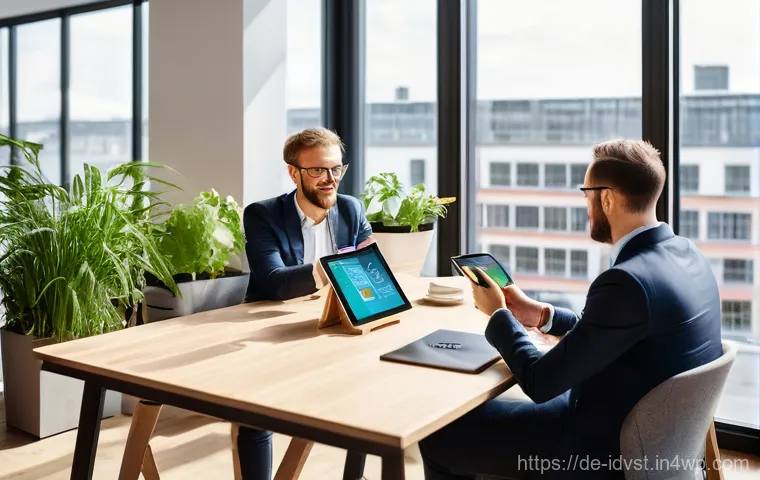 임팩트 투자자와 창업자의 협력 사례 - Image Prompt 1: The Collaborative Future of German Entrepreneurship**